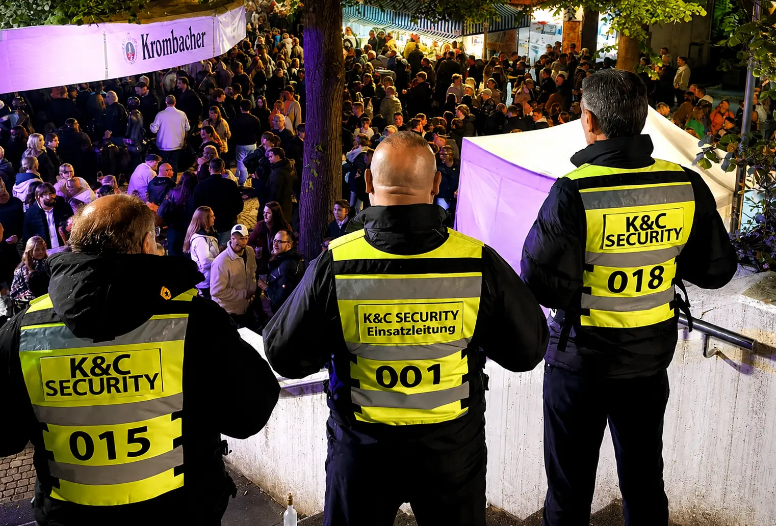 Veranstaltungsschutz durch K&C Security