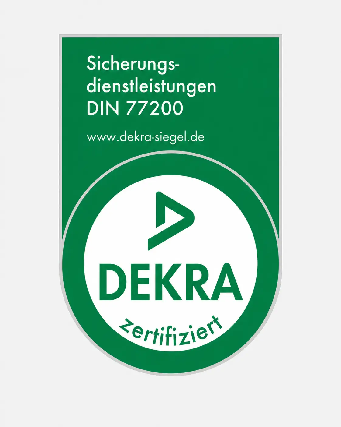DEKRA Zertifizierung Sicherungsdienstleistungen DIN 77200