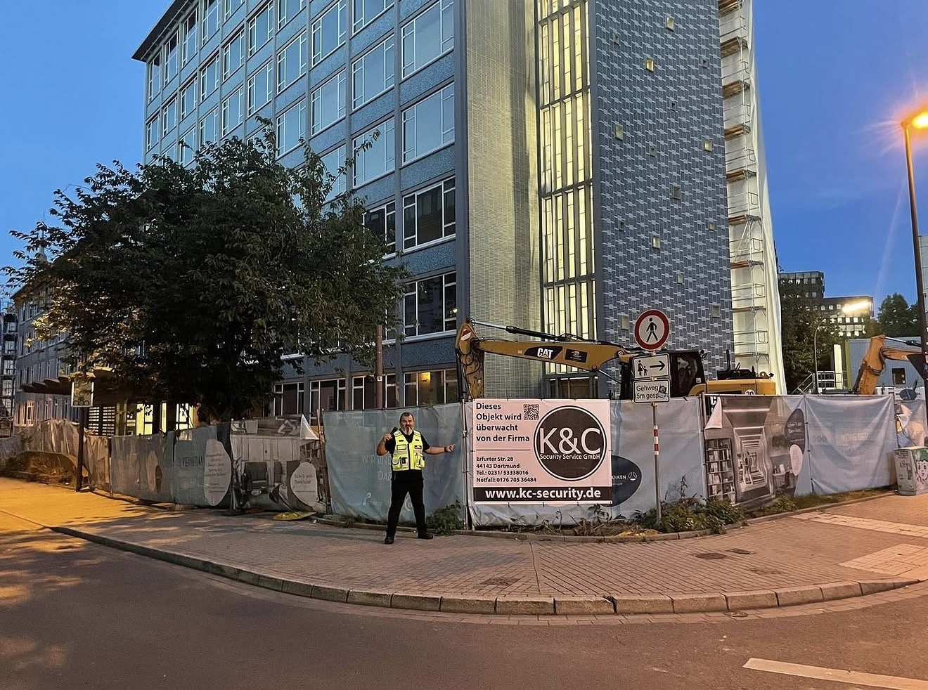 Baustellenüberwachung Dortmund und NRW durch K&C Security
