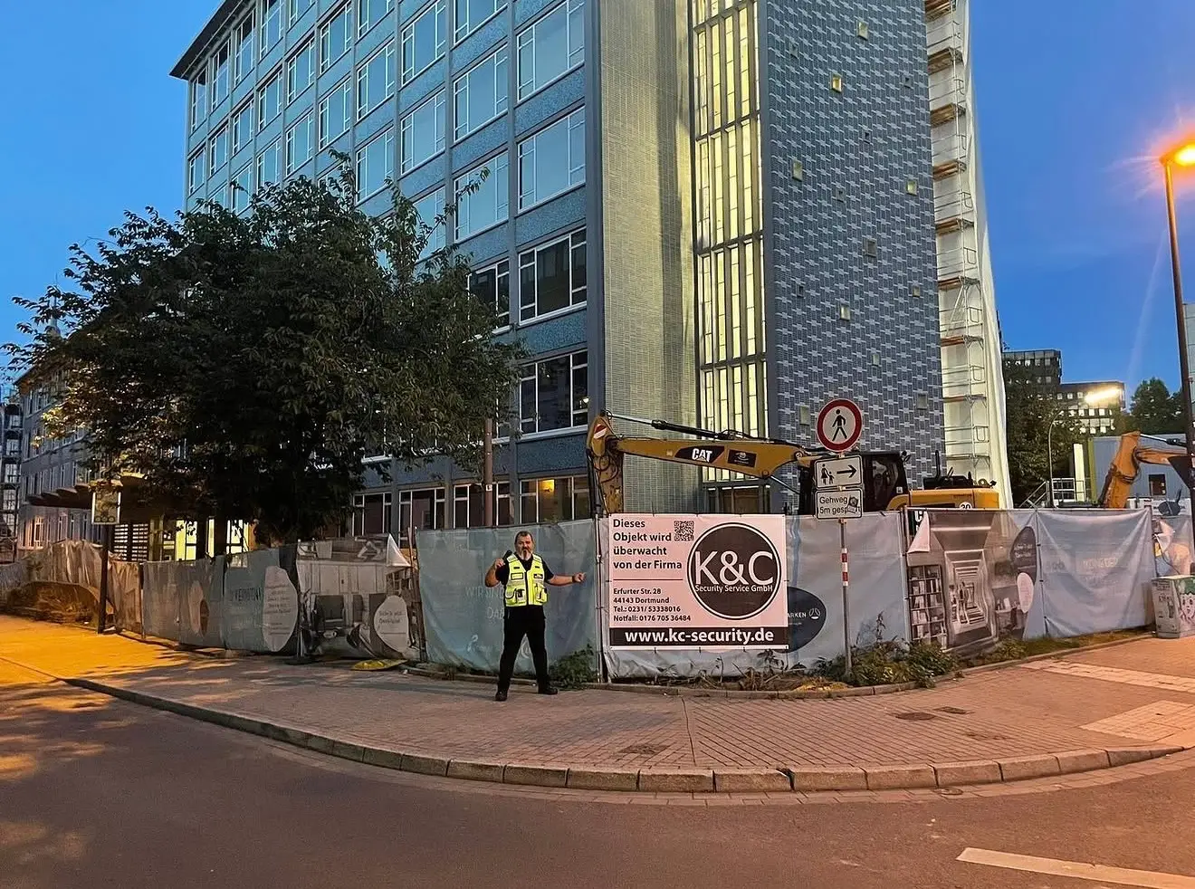 Baustellenbewachung durch K&C Security