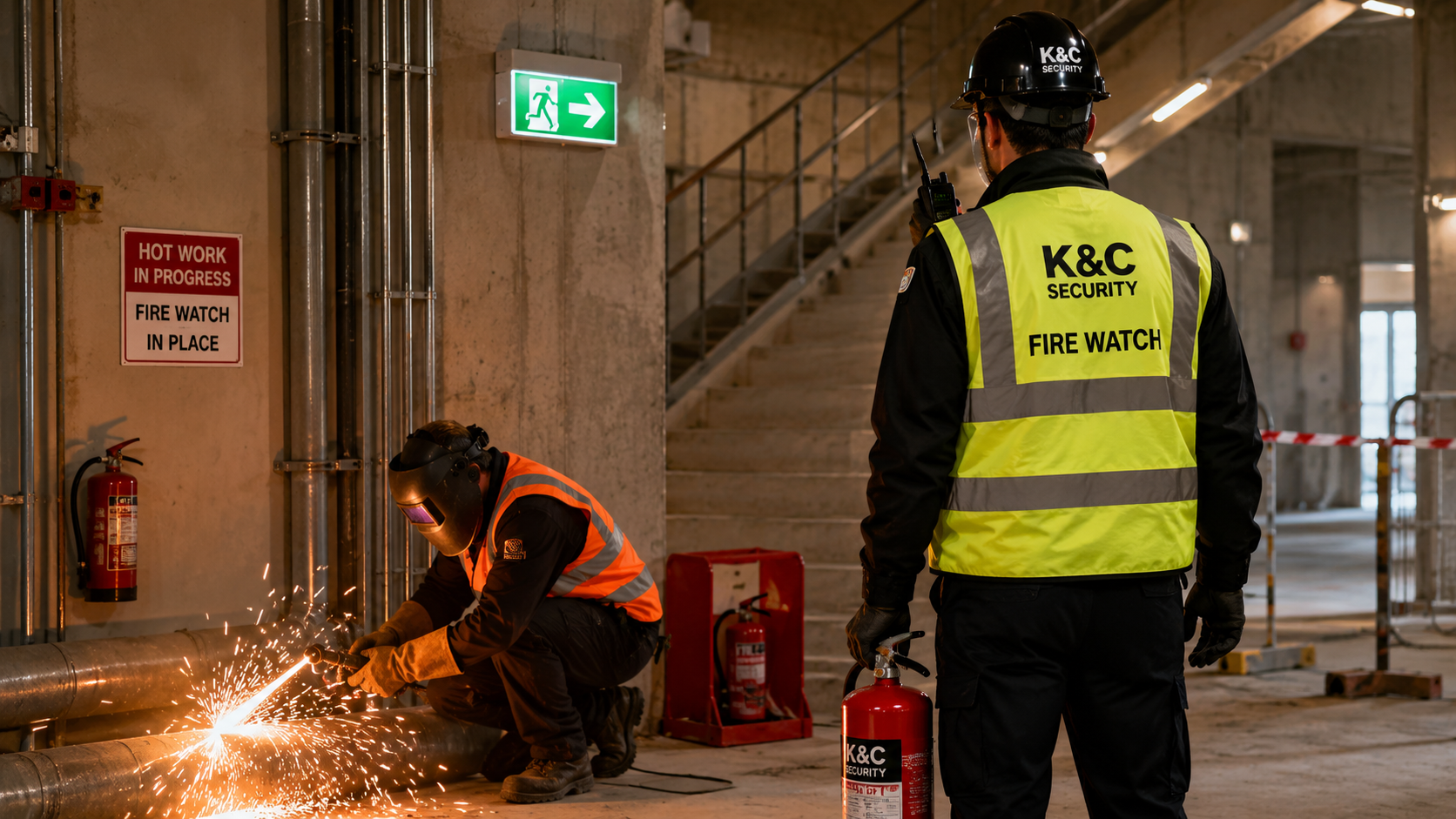 Brandwache Dortmund und NRW durch K&C Security