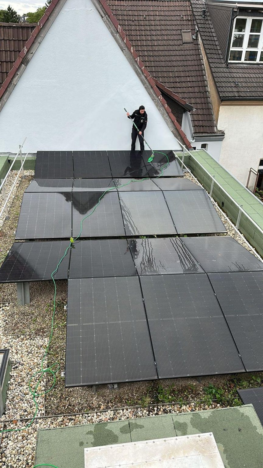 Solaranlagenreinigung durch K&C